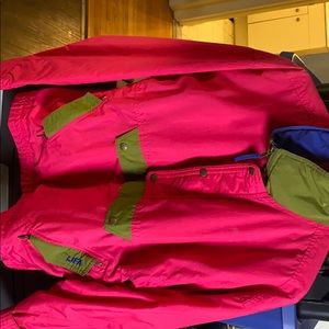 Multi colored wind breaker